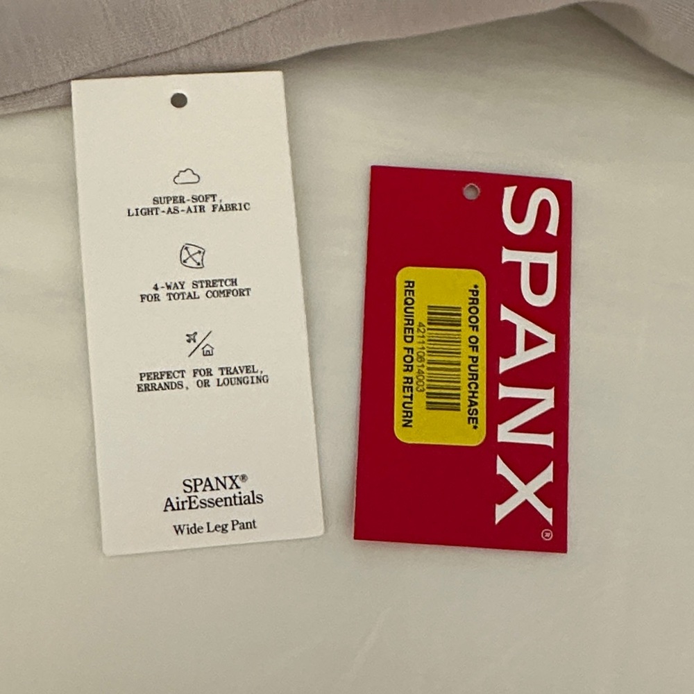 SPANX AirEssentials Wide Leg Pant in French Grey - Picture 2 of 3